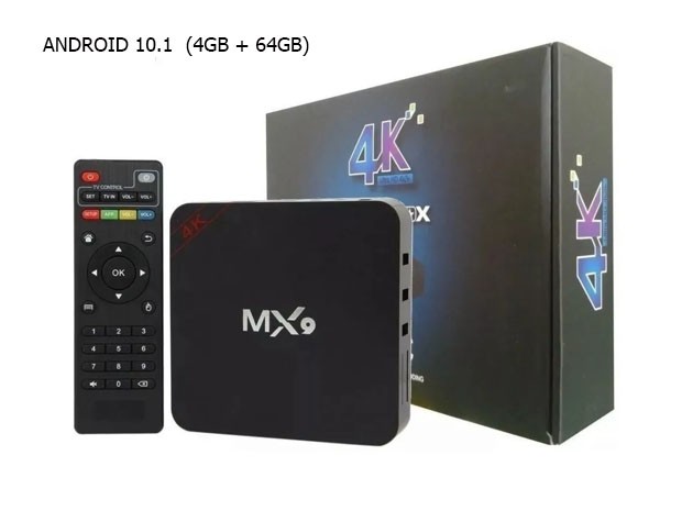 &++ SMART TV BOX MX9 ANDROID 10.1 (4GB + 32GB)